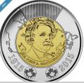 Kanada 2$ 2015 John Macdonald