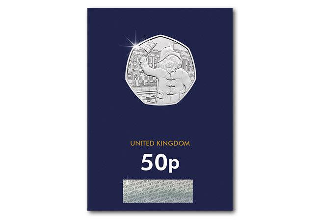 Anglia 50p 2018 Paddington przed pałacem a